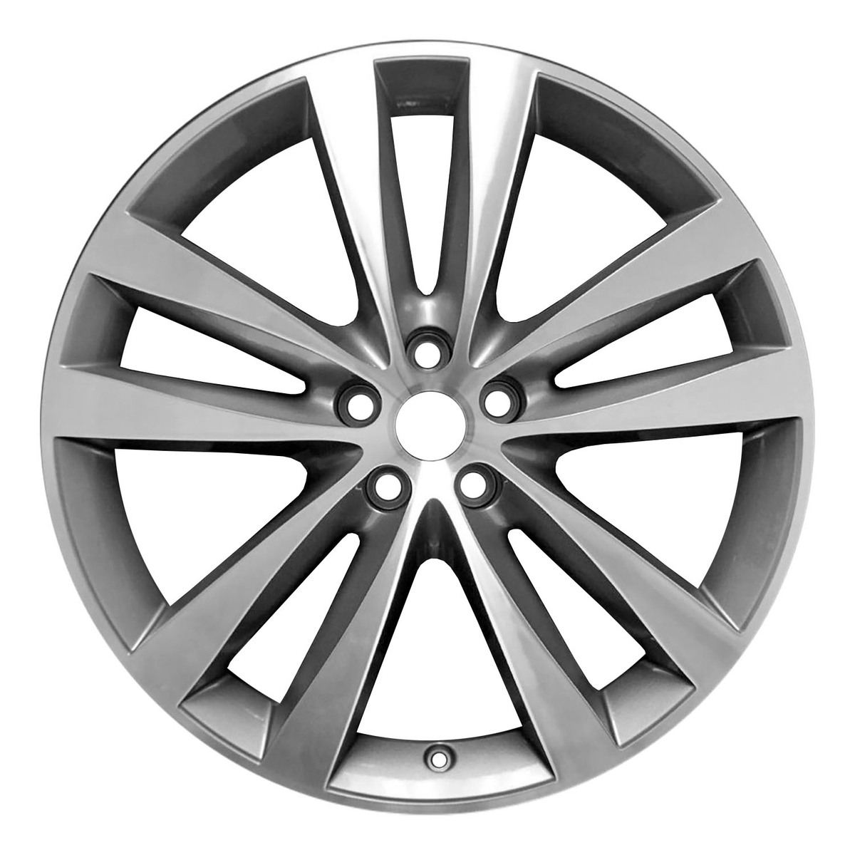 OW-NU78CP OEM & Replacement Wheel 20" 5x108.0 Medium Charcoal And Machined