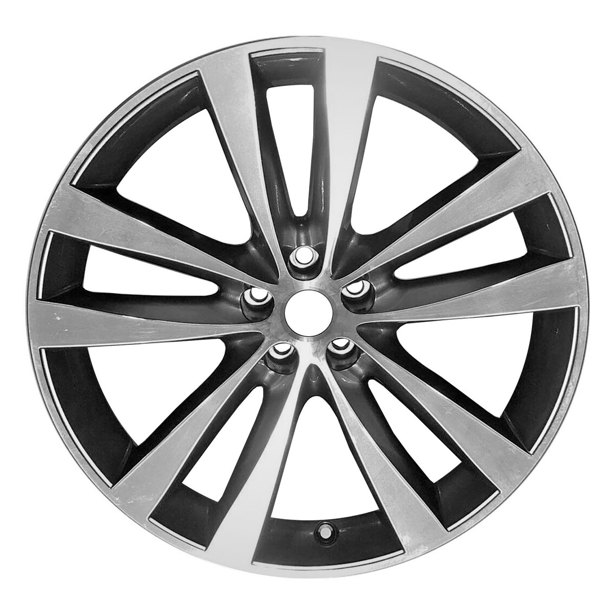 OW-D6G774 OEM & Replacement Wheel 20" 5x108.0 Machined Gloss Black