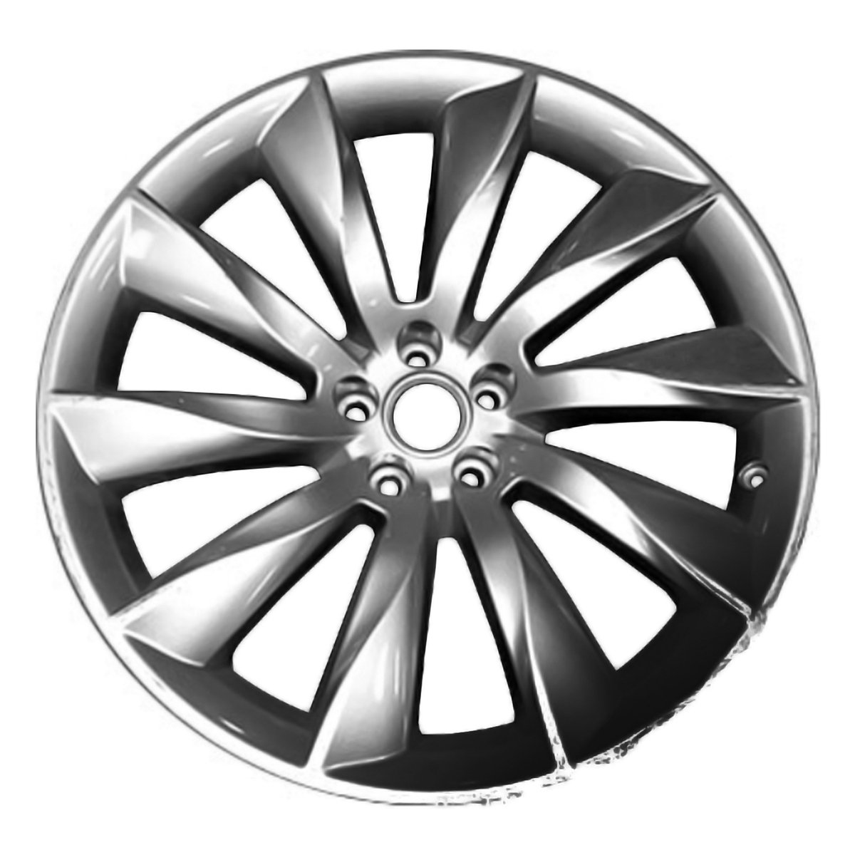 OW-8PQMSY OEM & Replacement Wheel 20" 5x108.0 Bright Sparkle Silver Metallic Full Face