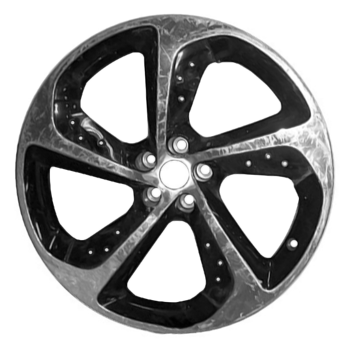 OW-WKQR5H OEM & Replacement Wheel 20" 5x108.0 Polished And Deep Black