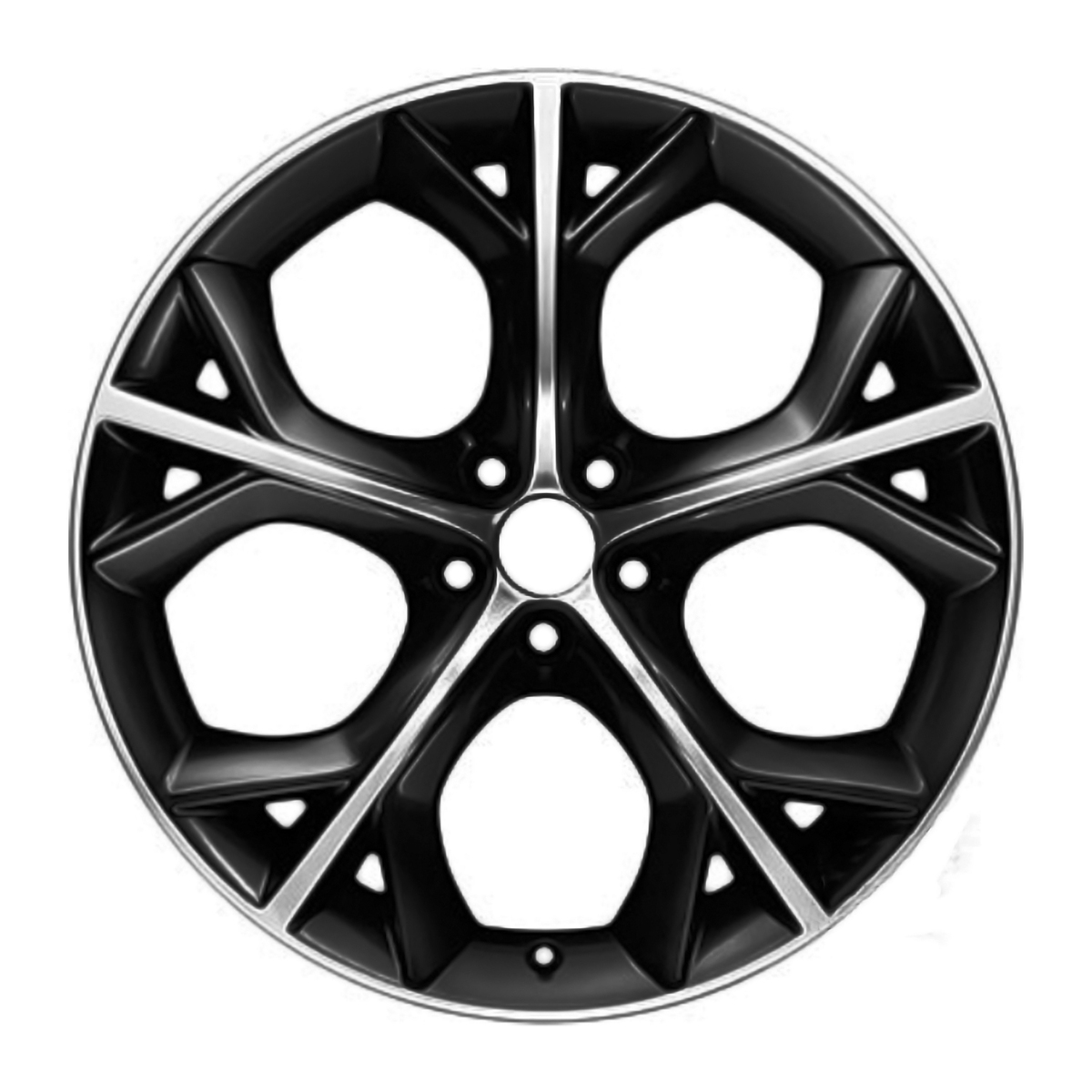 OW-PU3DW5 OEM & Replacement Wheel 20" 5x108.0 Polished And Black