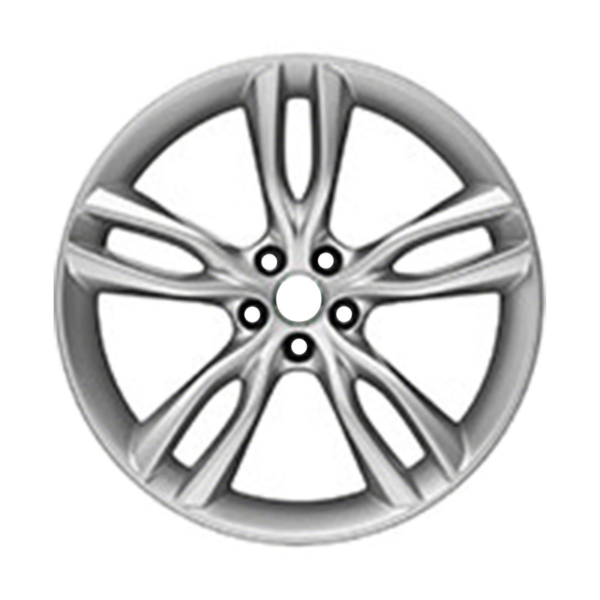 OW-X3UN2P OEM & Replacement Wheel 20" 5x108.0 All Painted Silver