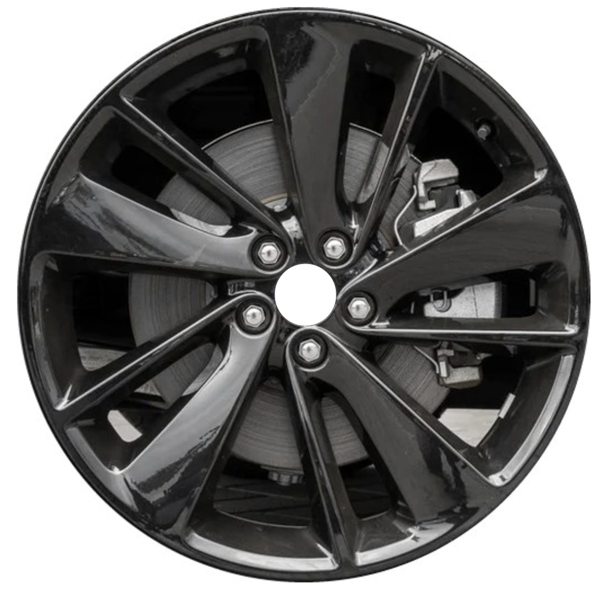 Refurbished 2021-2025 Jaguar F-Pace 20" Black Aluminum Alloy Factory OEM Wheel (OW-AEKGS8-U45)