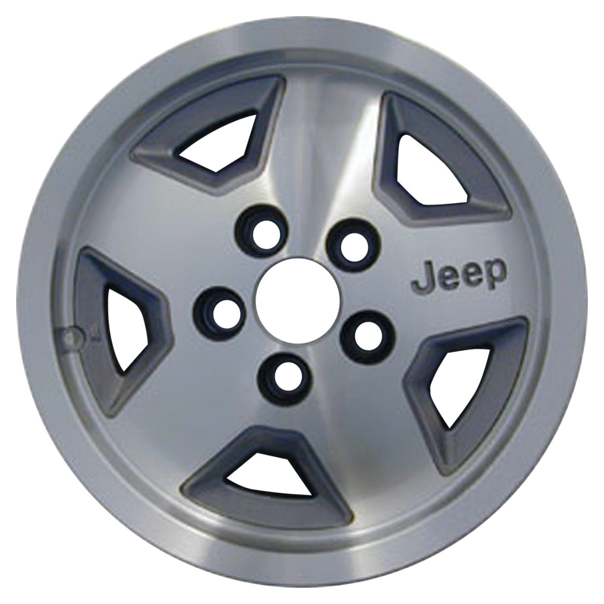 OW-ZW6YRK OEM & Replacement Wheel 15" 5x4.5 Gray Sparkle Silver