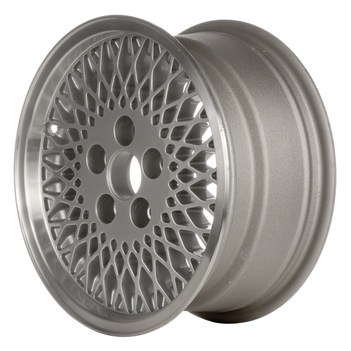OW-769HAY OEM & Replacement Wheel 15" 5x4.5 Machined Flange Bright Silver