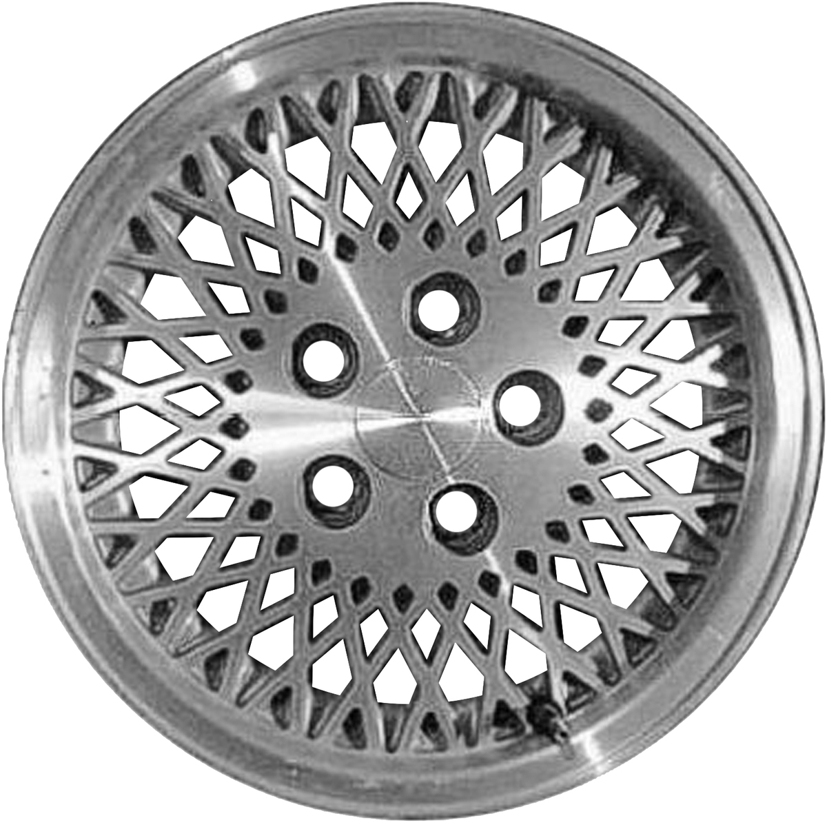 ALY01513U50 OEM & Replacement Wheel 15" 5x4.5 Machined Flange White
