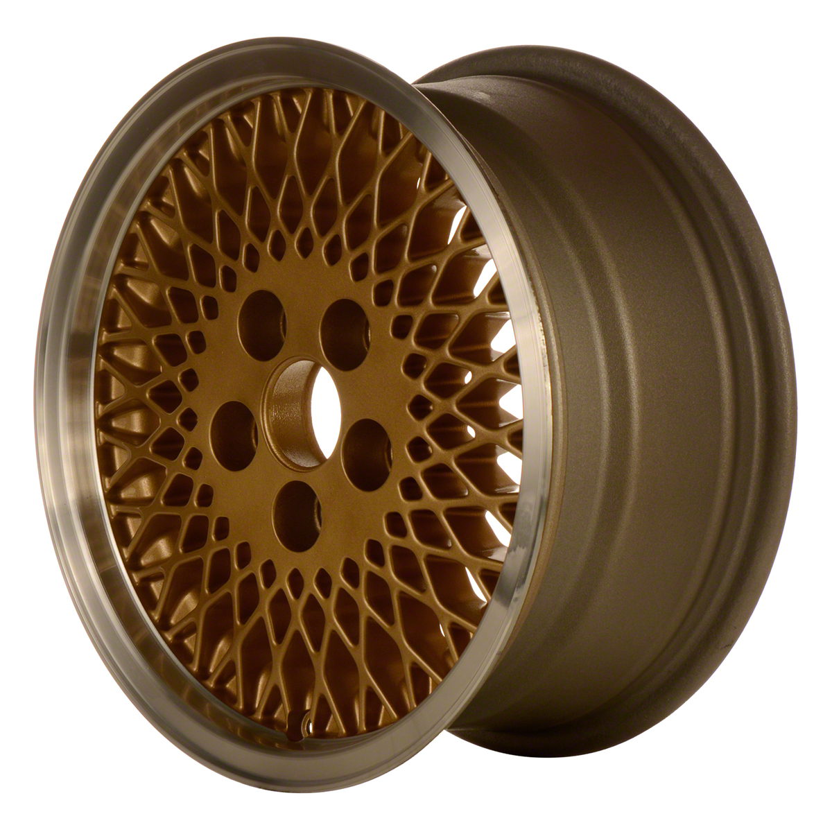 ALY01513U55 OEM & Replacement Wheel 15" 5x4.5 Machined Flange Gold