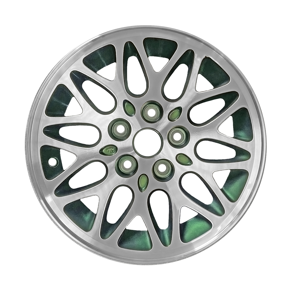 ALY09011U75 OEM Factory Wheel 15" 5x4.5 Green