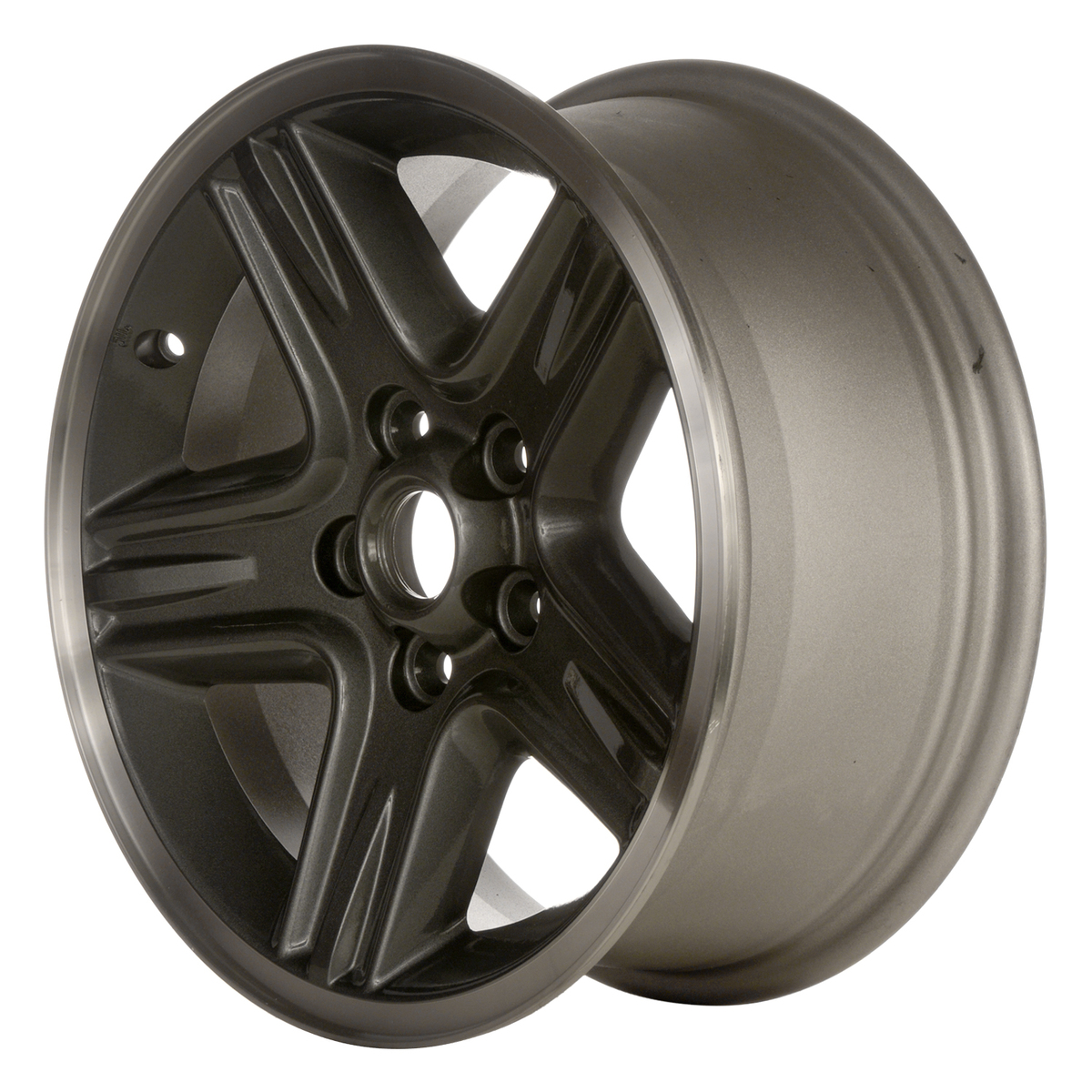 ALY09026U35 OEM & Replacement Wheel 16" 5x4.5 Dark Charcoal Flange Cut