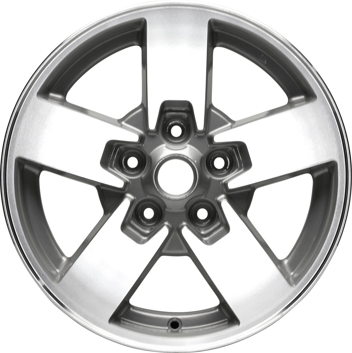ALY09097U10 OEM Factory Wheel 17" 5x5.0 Machined And Silver