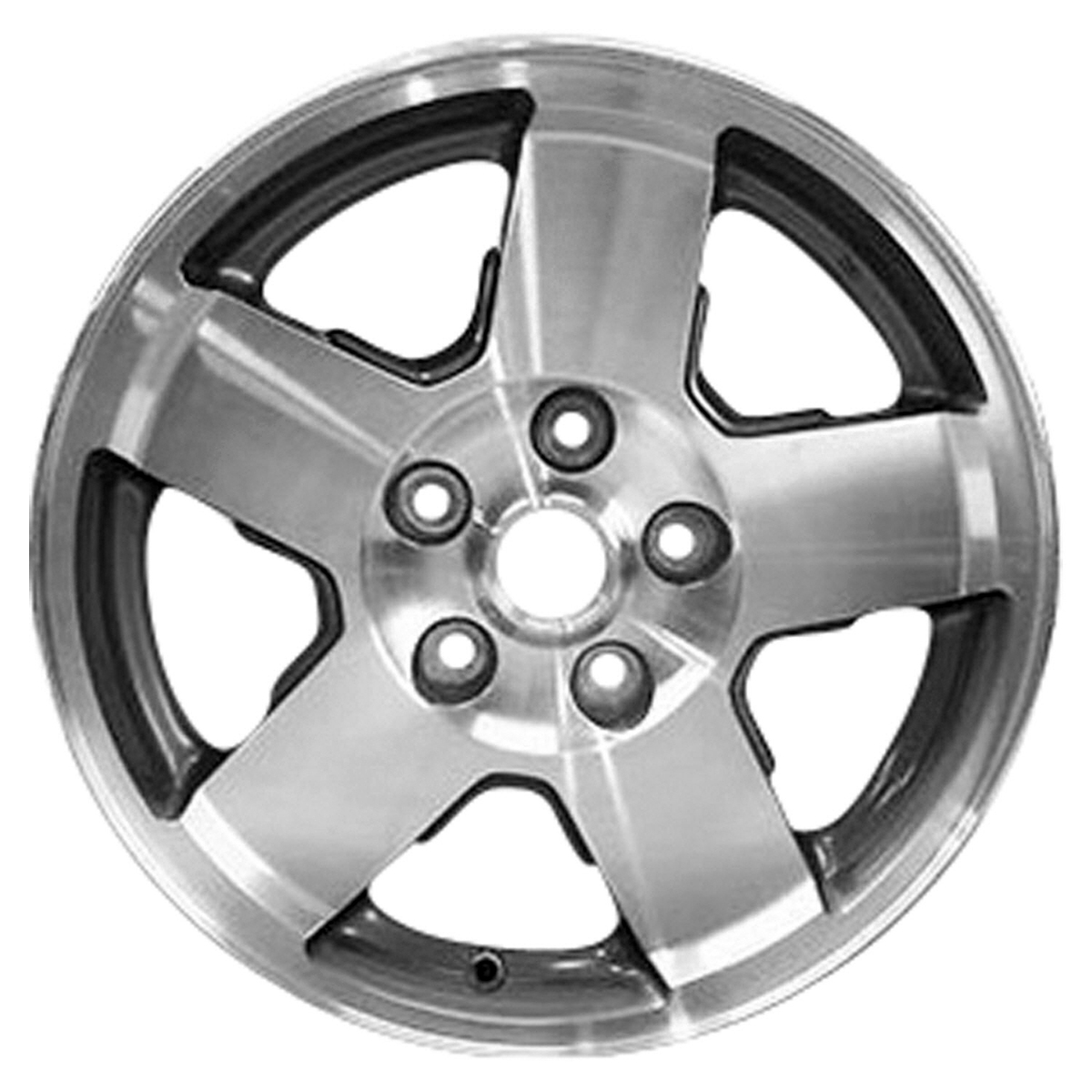 ALY09096U35 OEM Factory Wheel 17" 5x5.0 Machined And Charcoal