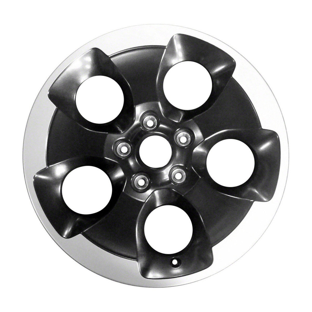 ALY09119U55 OEM Factory Wheel 18" 5x5.0 Painted Black And Gold