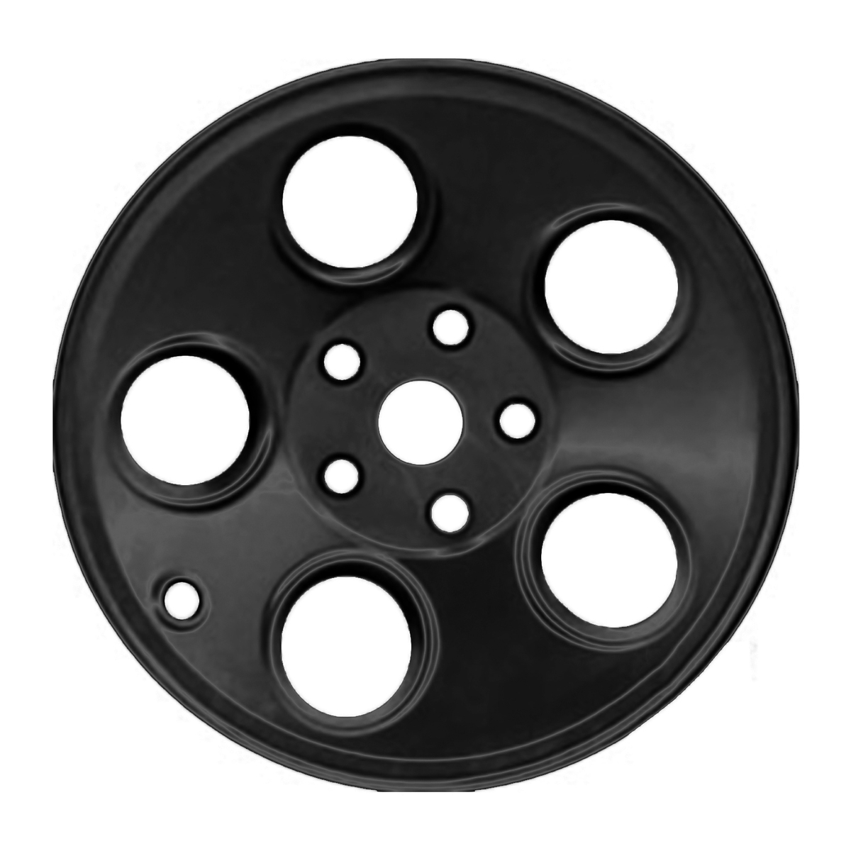 ALY09116U45 OEM & Replacement Wheel 17" 5x5.0 All Painted Satin Black