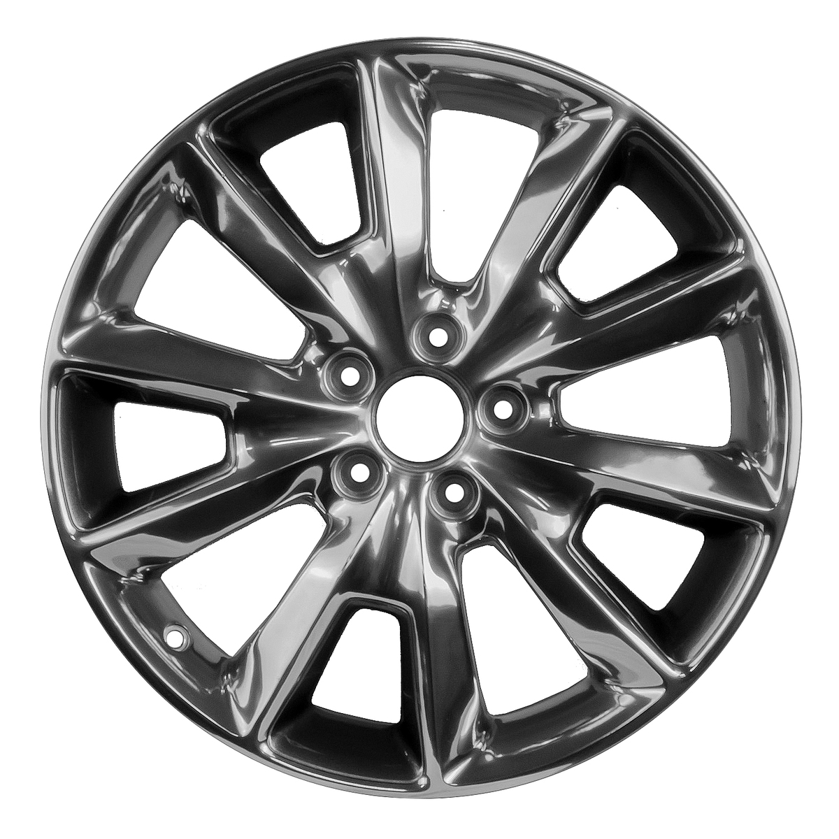 ALY09132U90 OEM Factory Wheel 18" 5x110.0 Polished And Medium Charcoal Metallic