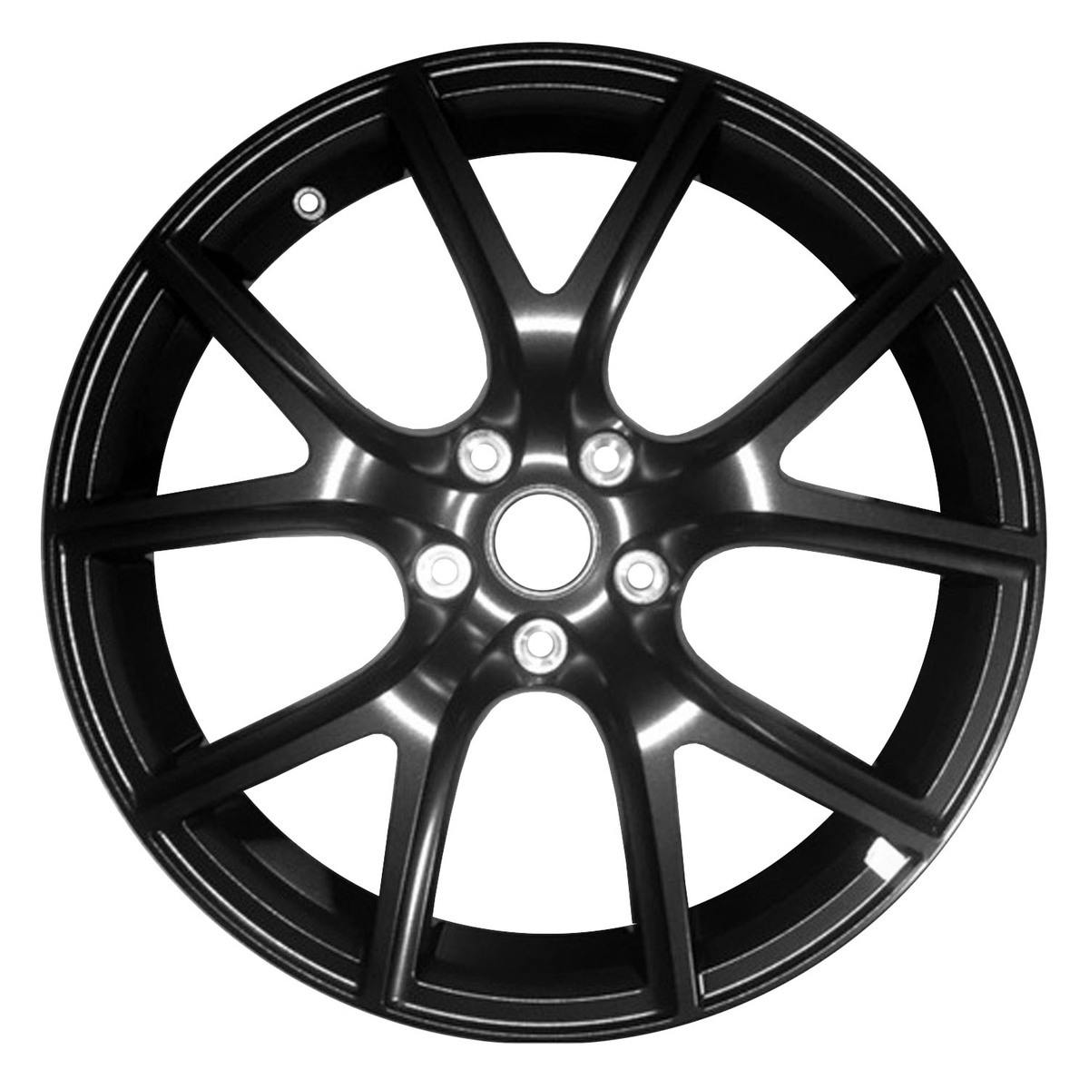 ALY09173U90 OEM & Replacement Wheel 20" 5x5.0 Polished Medium Charcoal Metallic