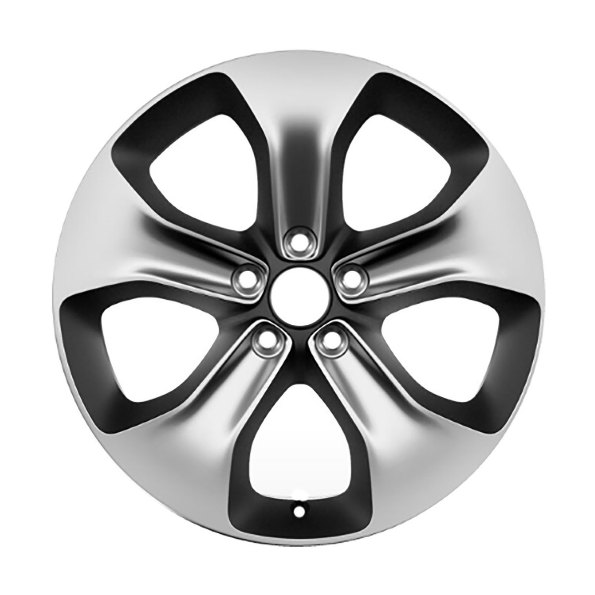 OW-UUJFHY OEM Factory Wheel 18" 5x110.0 Polished With Black Metallic Windows