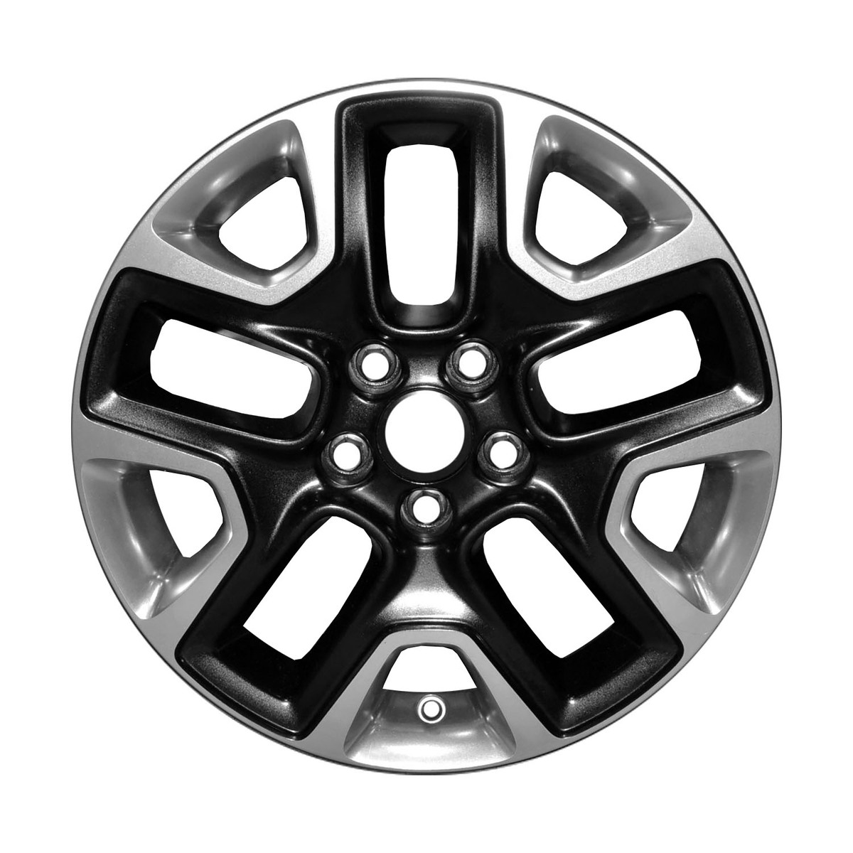 OW-DXAWKQ OEM & Replacement Wheel 17" 5x110.0 Polished And Black Metallic