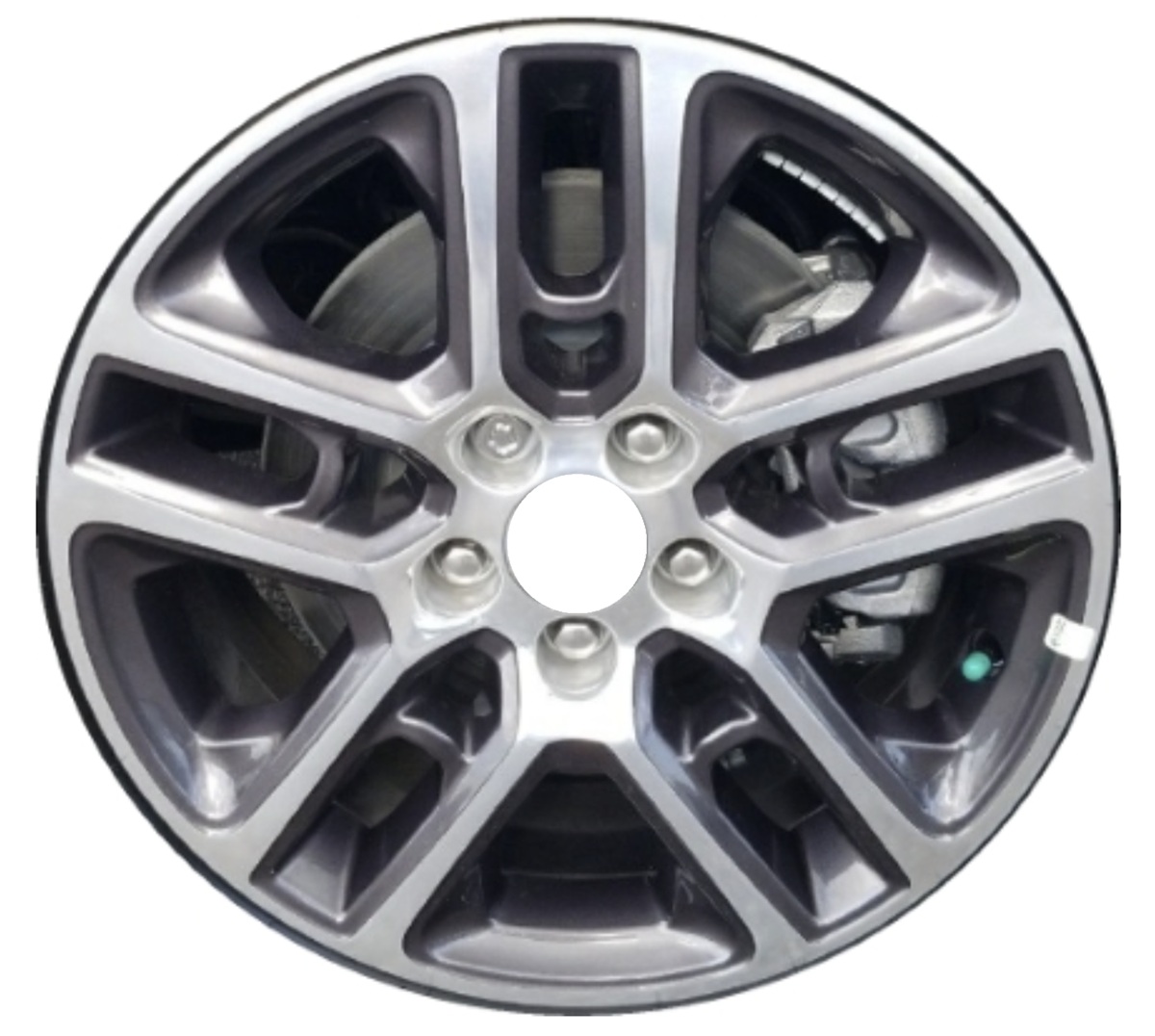 Refurbished 2017-2021 Jeep Compass 17" Polished And Charcoal Aluminum Alloy Factory OEM Wheel (OW-AKW9NB-U90)