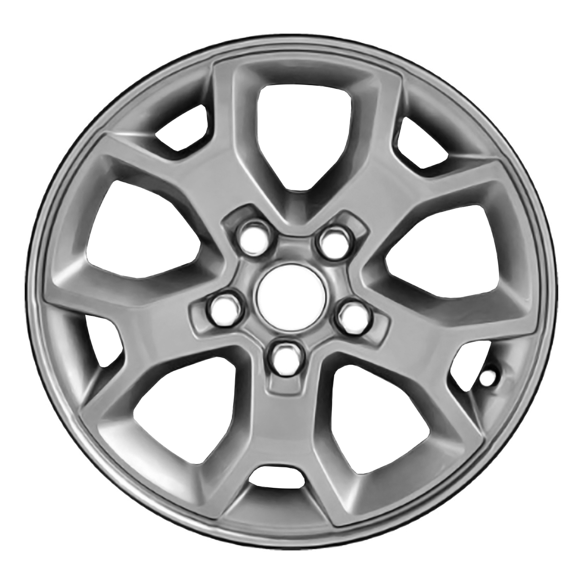 OW-AYD8RB-U78 OEM Factory Wheel 17" 5x5.0 All Painted Medium Smoked Hyper Silver W/o Sticker