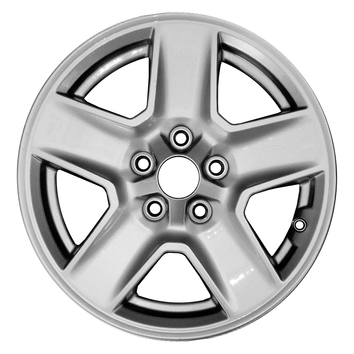 ALY09235U15 OEM Factory Wheel 17" 5x5.0 All Painted Sparkle Silver Without Jeep Sticker