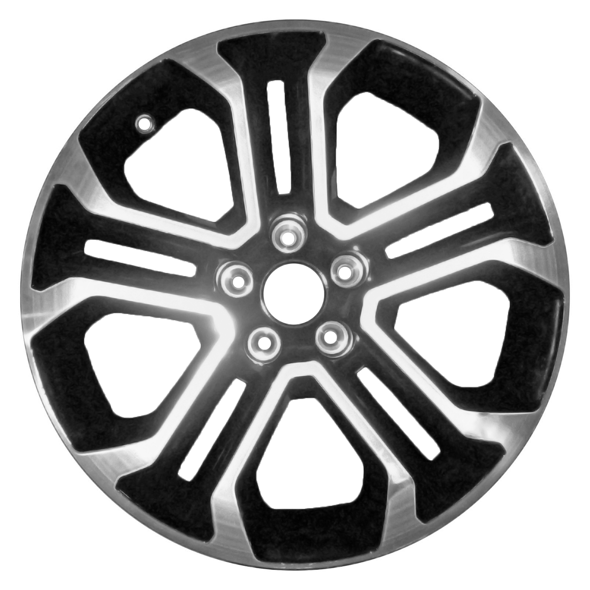 ALY09274U45 OEM & Replacement Wheel 18" 5x110.0 Machined Gloss Black