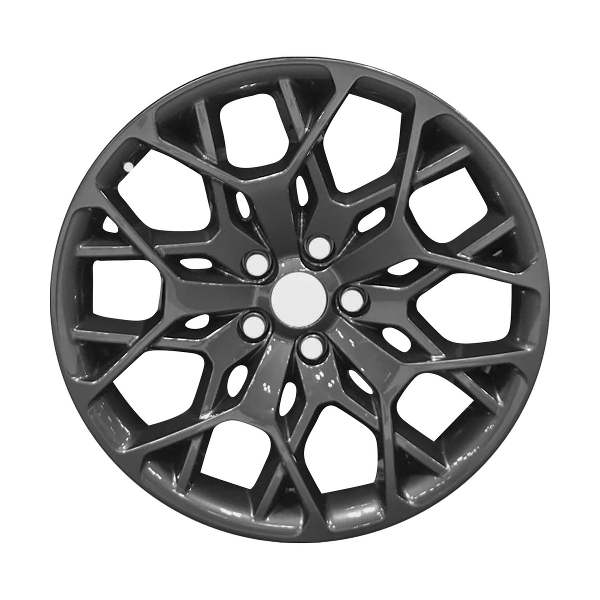 ALY09291U30 OEM & Replacement Wheel 21" 5x5.0 All Painted Dark Metallic Charcoal