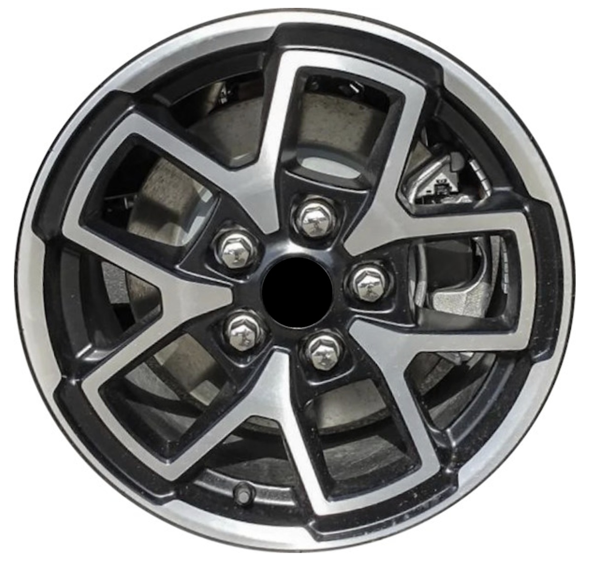ALY09327U45 OEM Factory Wheel 17" 5x5.0 Machined And Black