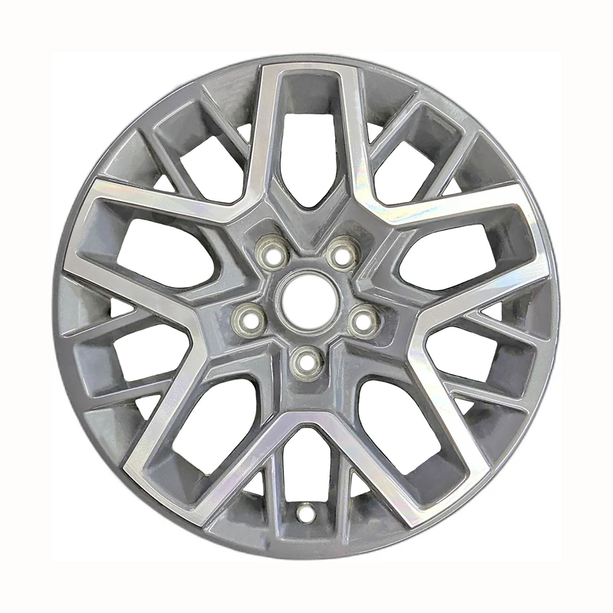 ALY09331U35 OEM Factory Wheel 18" 5x5.0 Machined Medium Metallic Charcoal