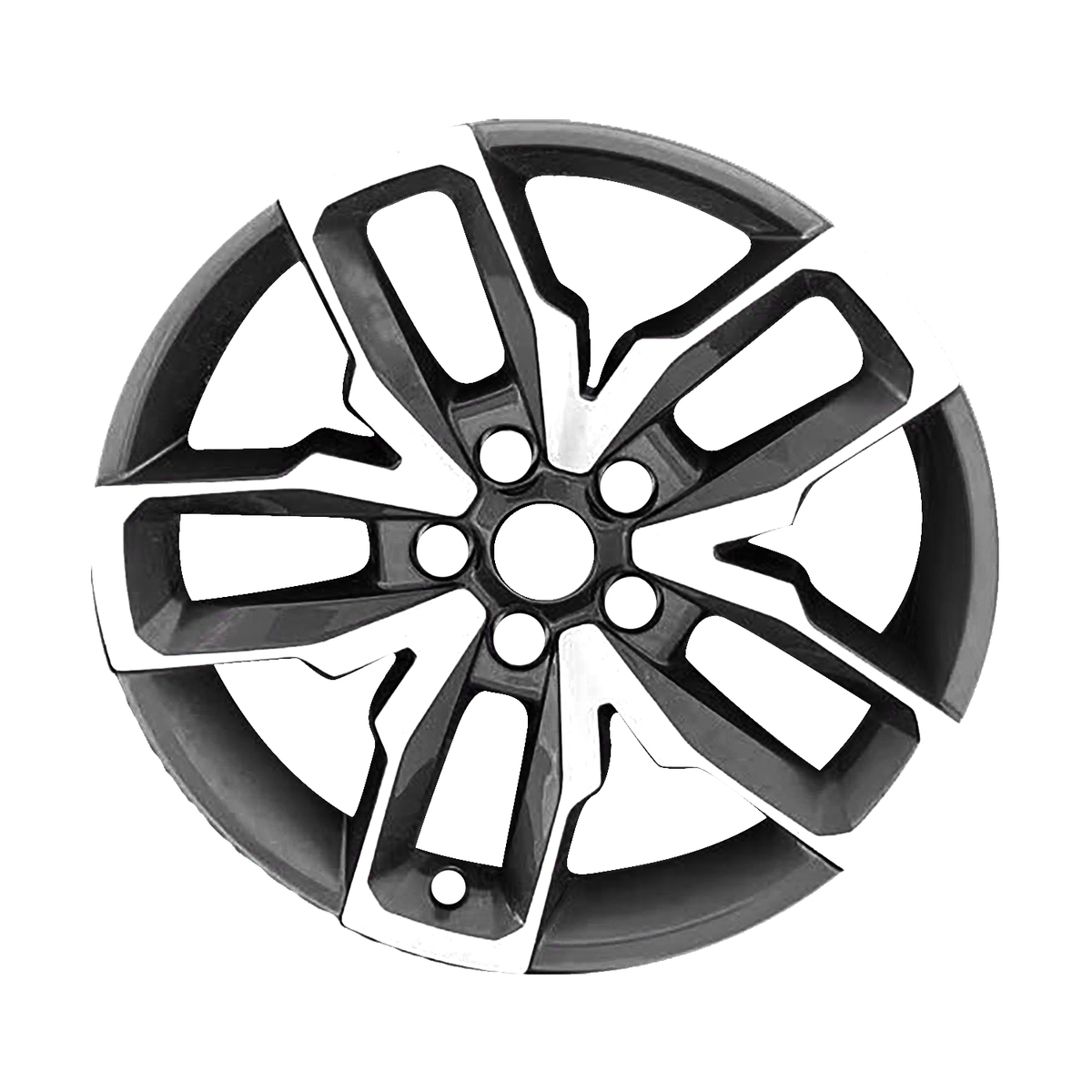 OW-VUGTQZ OEM Factory Wheel 20" 5x5.0 Machined Dark Charcoal Metallic