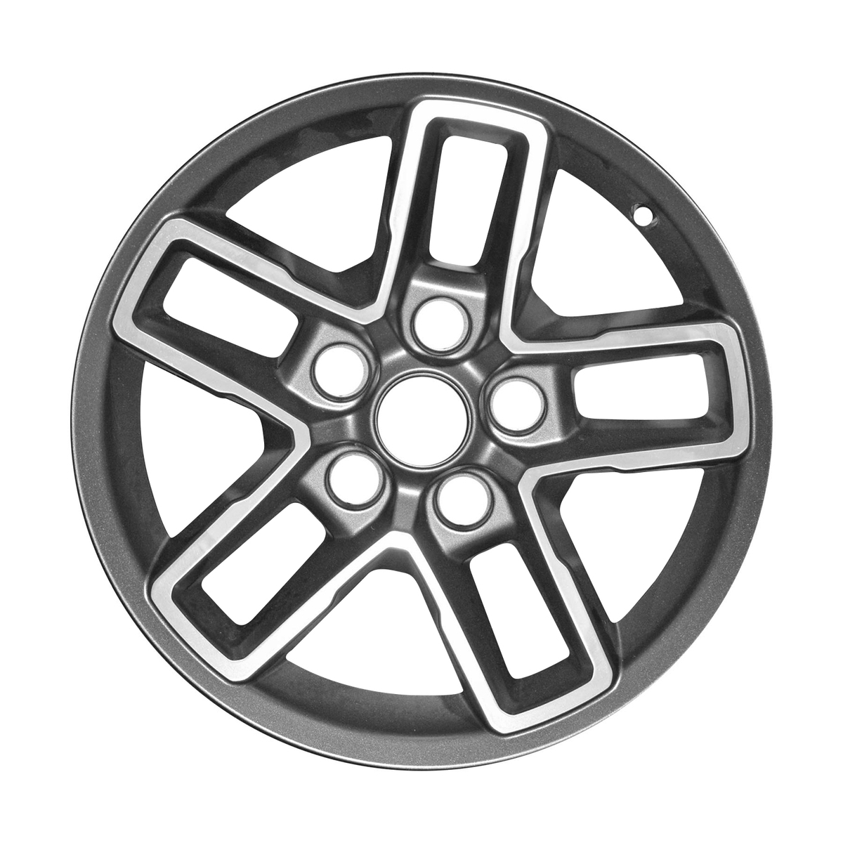 OW-K4TSJZ OEM Factory Wheel 17" 5x5.0 Machined Dark Charcoal Metallic Matte