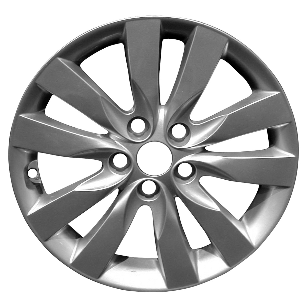 OW-F75GKP OEM & Replacement Wheel 17" 5x4.5 All Painted Bright Sparkle Silver