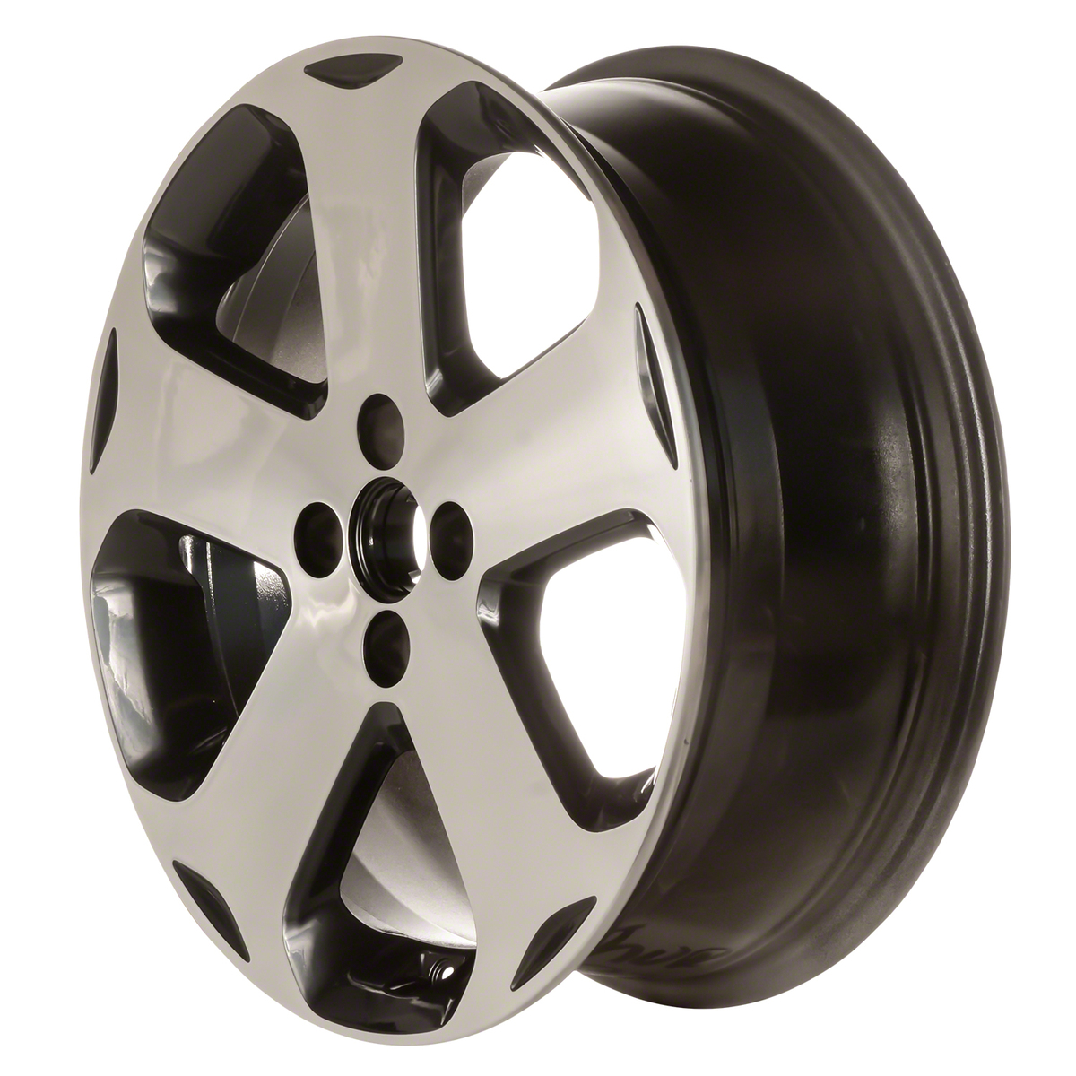 ALY74660U45 OEM Factory Wheel 17" 4x100.0 Machined And Gloss Black