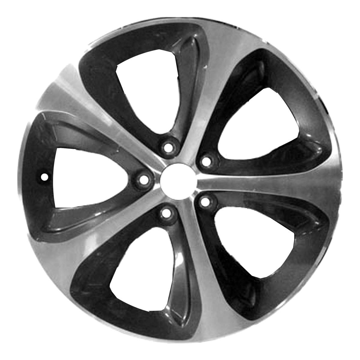 OW-WT55FA OEM & Replacement Wheel 18" 5x4.5 Machined And Charcoal