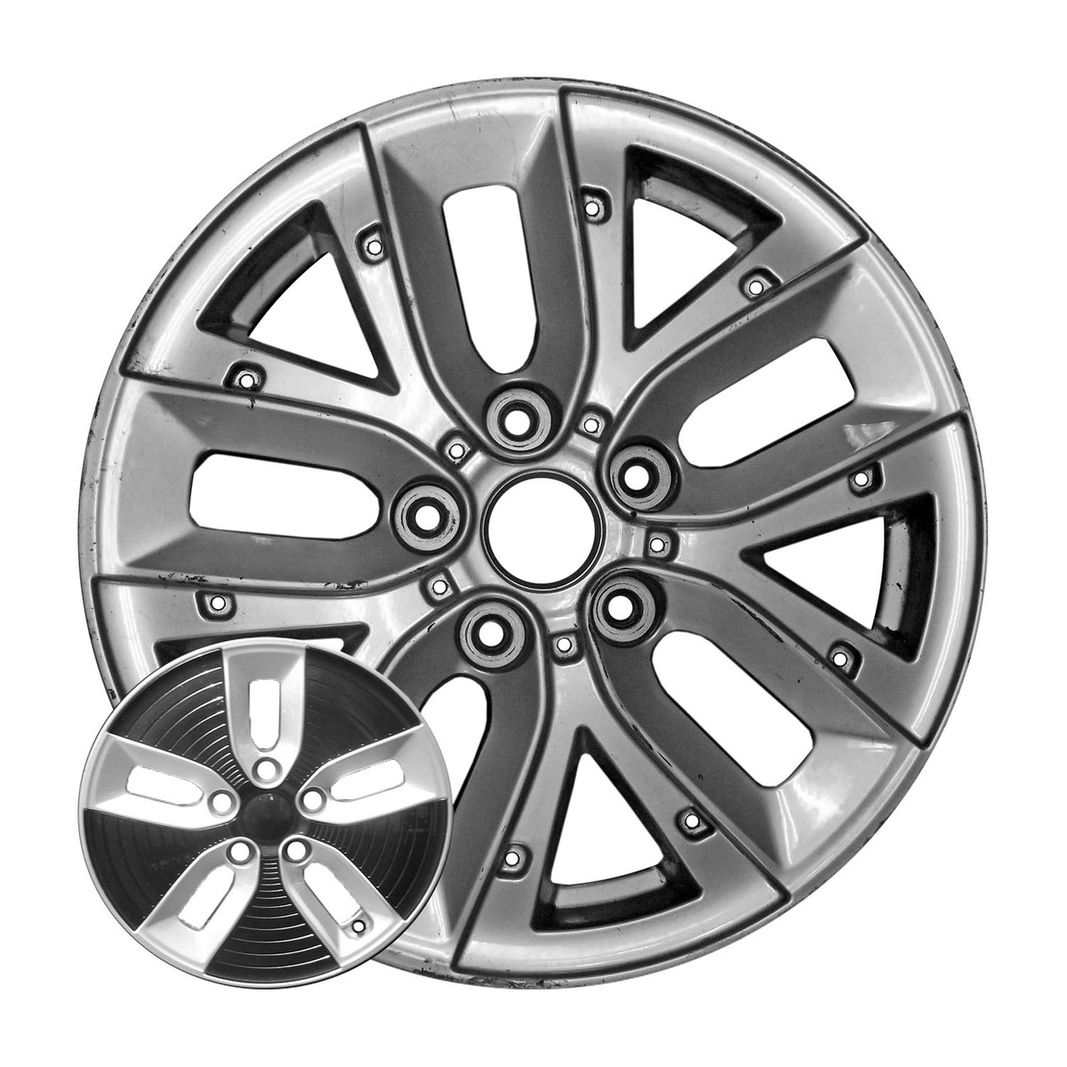OW-WCFVBM OEM Factory Wheel 16" 5x4.5 All Painted Bright Silver