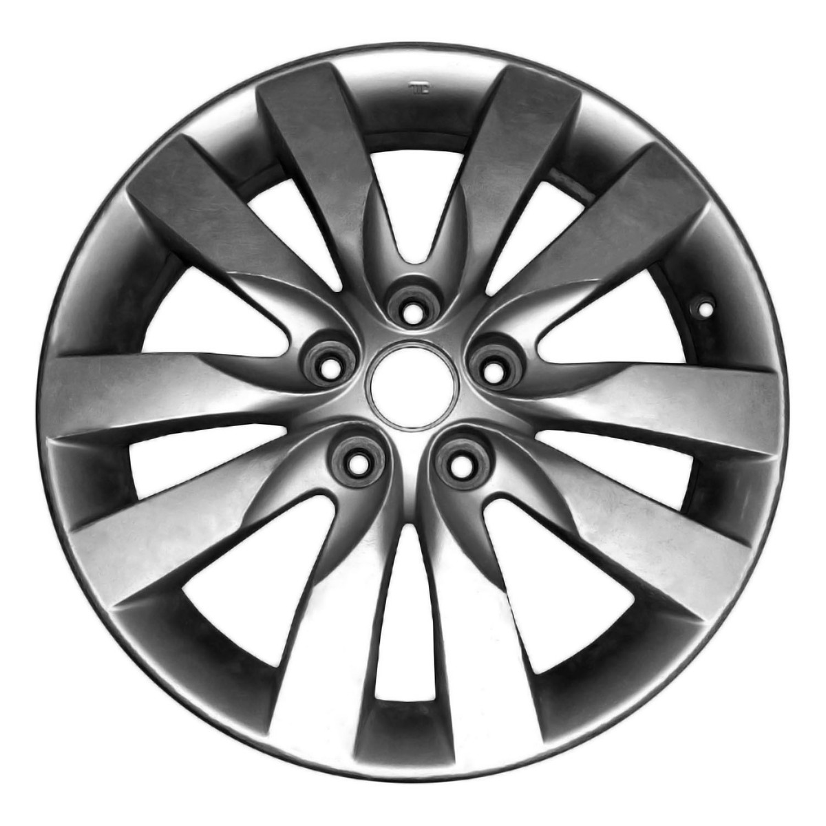 OW-JPDY5V OEM & Replacement Wheel 17" 5x4.5 Painted Bright Sparkle Silver