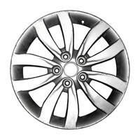 OW-A72SUT OEM Factory Wheel 17" Nonex4.5
