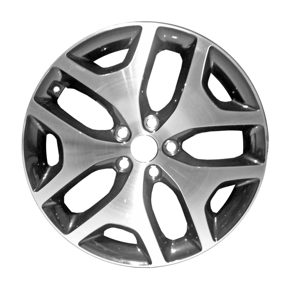 OW-DT2JU8 OEM Factory Wheel 19" 5x4.5 Machined And Dark Charcoal