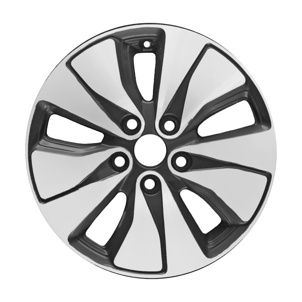 OW-KBWBV5 OEM Factory Wheel 16" 5x4.5 Machined Dark Charcoal