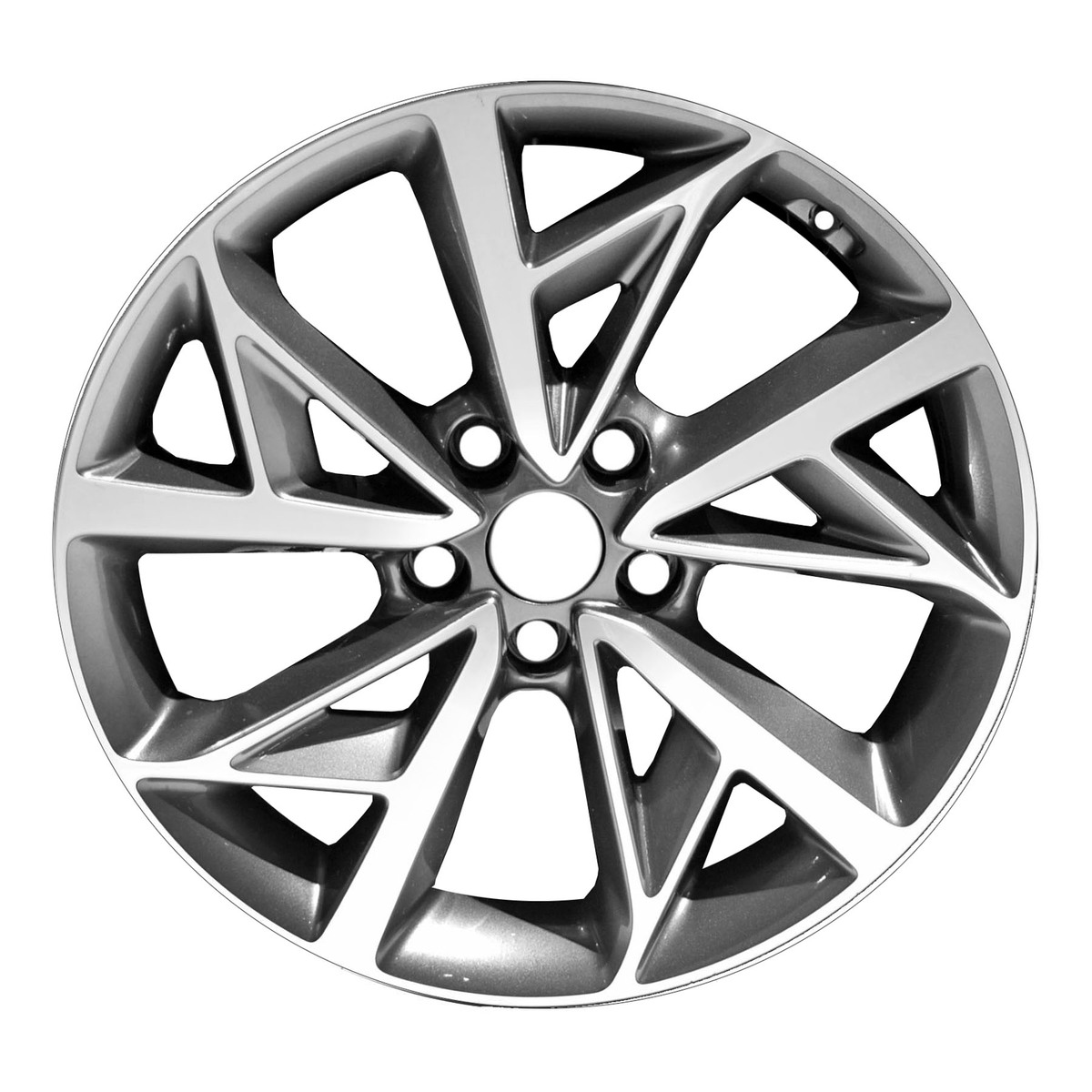 OW-8RCJUN OEM Factory Wheel 14" 5x4.5 Machined Medium Charcoal