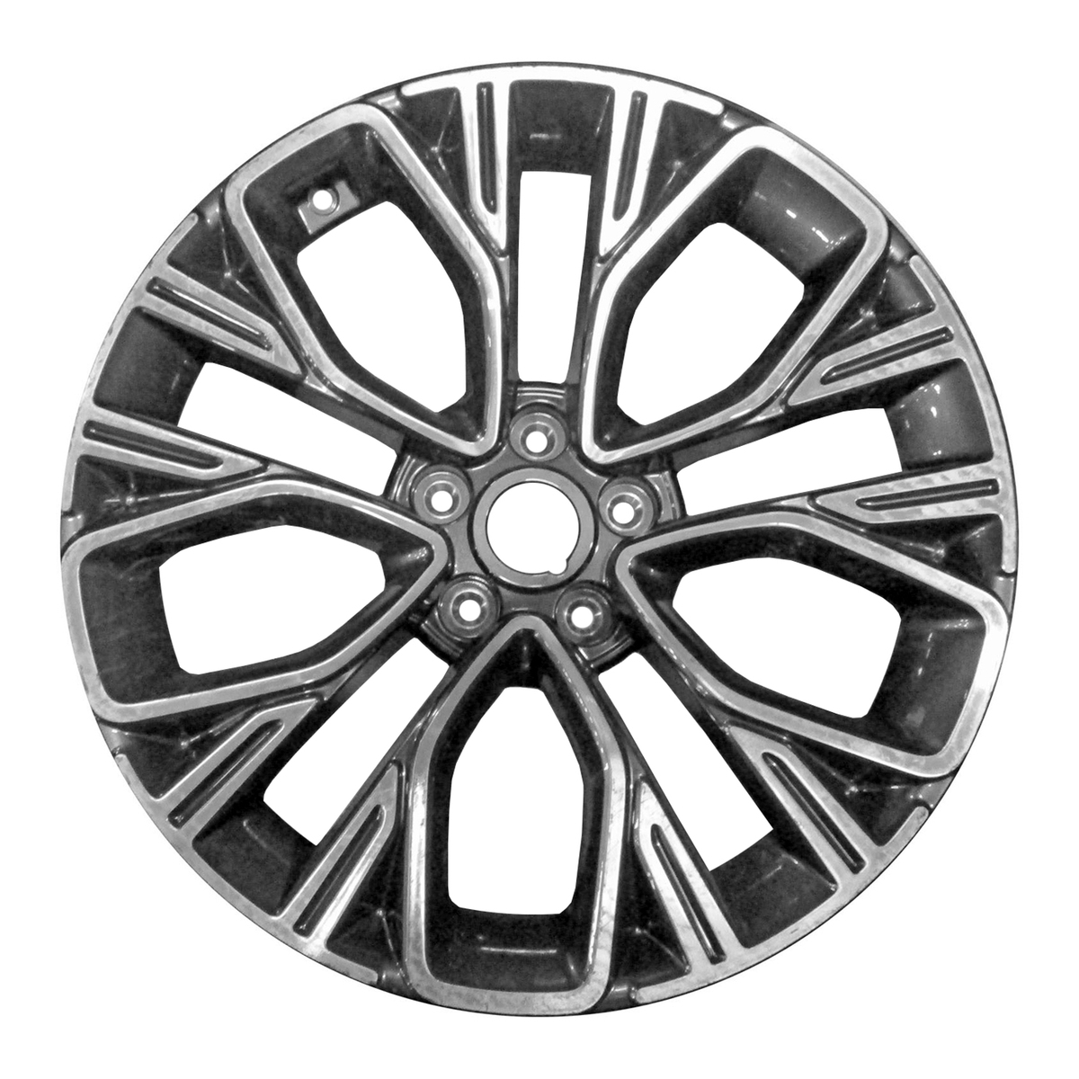 OW-AA9ZW3-U30 Reconditioned OEM Wheel 19" Machined W/dark Charcoal Metallic Accents