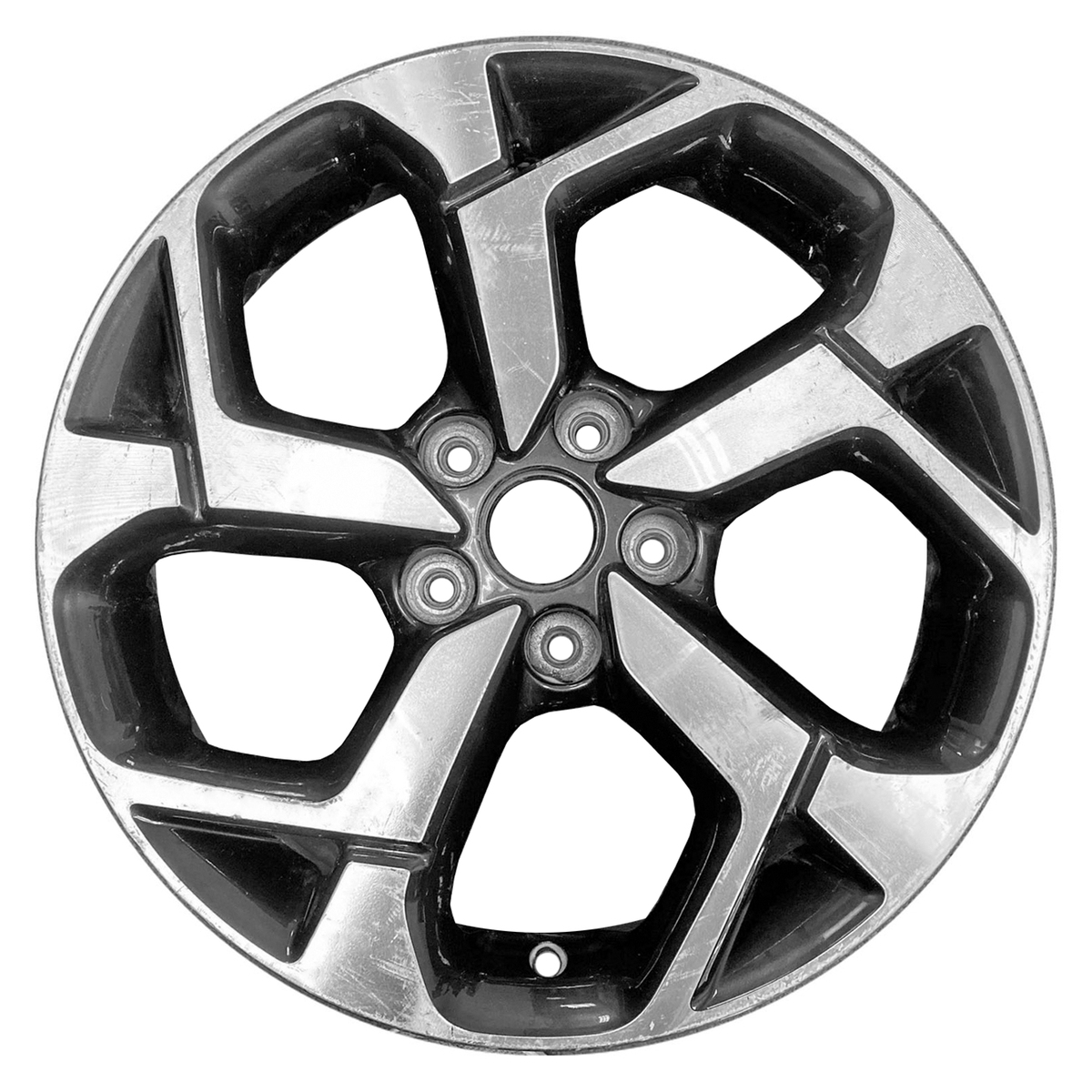 OW-532FE4 OEM & Replacement Wheel 17" 5x4.5 Machined Dark Charcoal