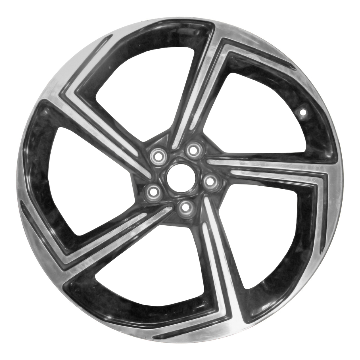 OW-BGABP7 OEM & Replacement Wheel 21" 5x4.5 Machined Gloss Black