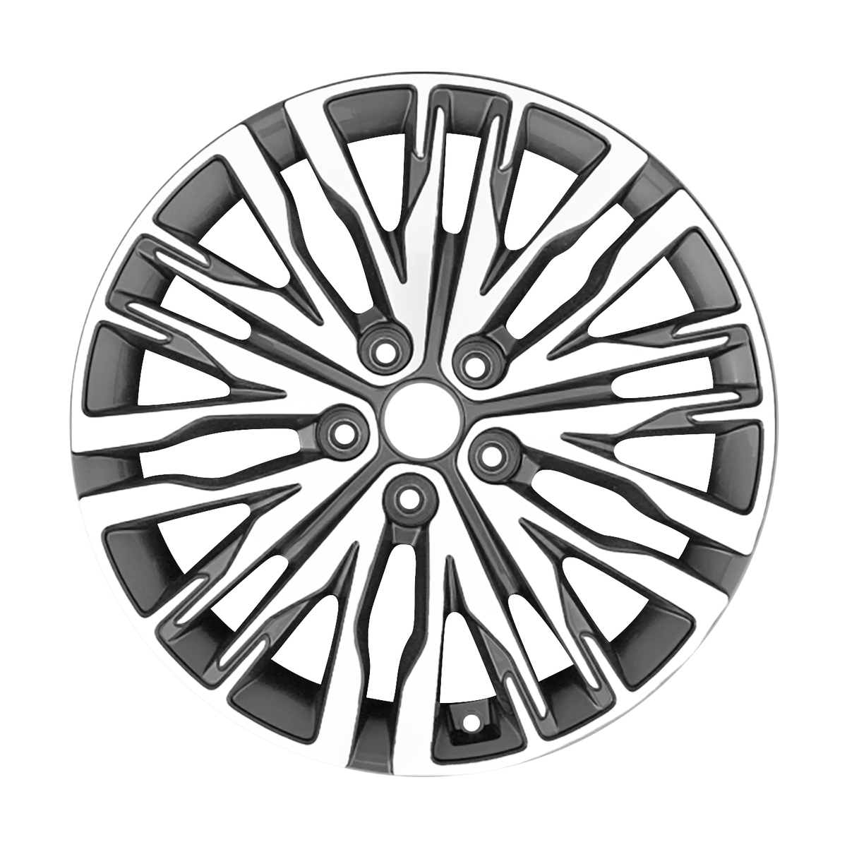 ALY10400U35 OEM & Replacement Wheel 18" Machined Medium Charcoal Metallic