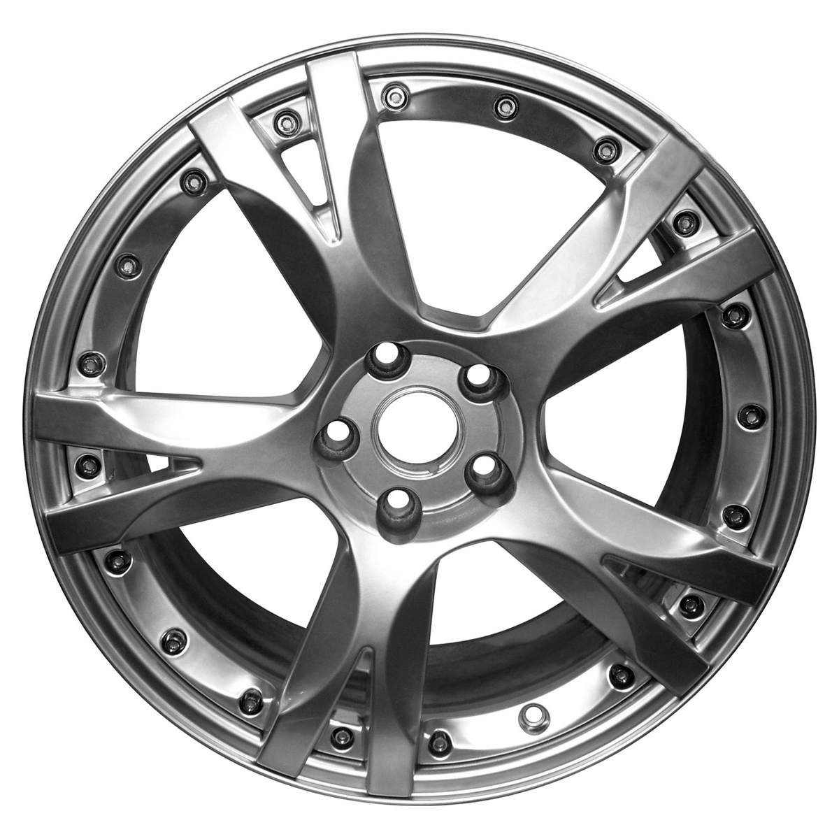 OW-DB6GZA OEM & Replacement Wheel 19" All Painted Bright Hyper Silver
