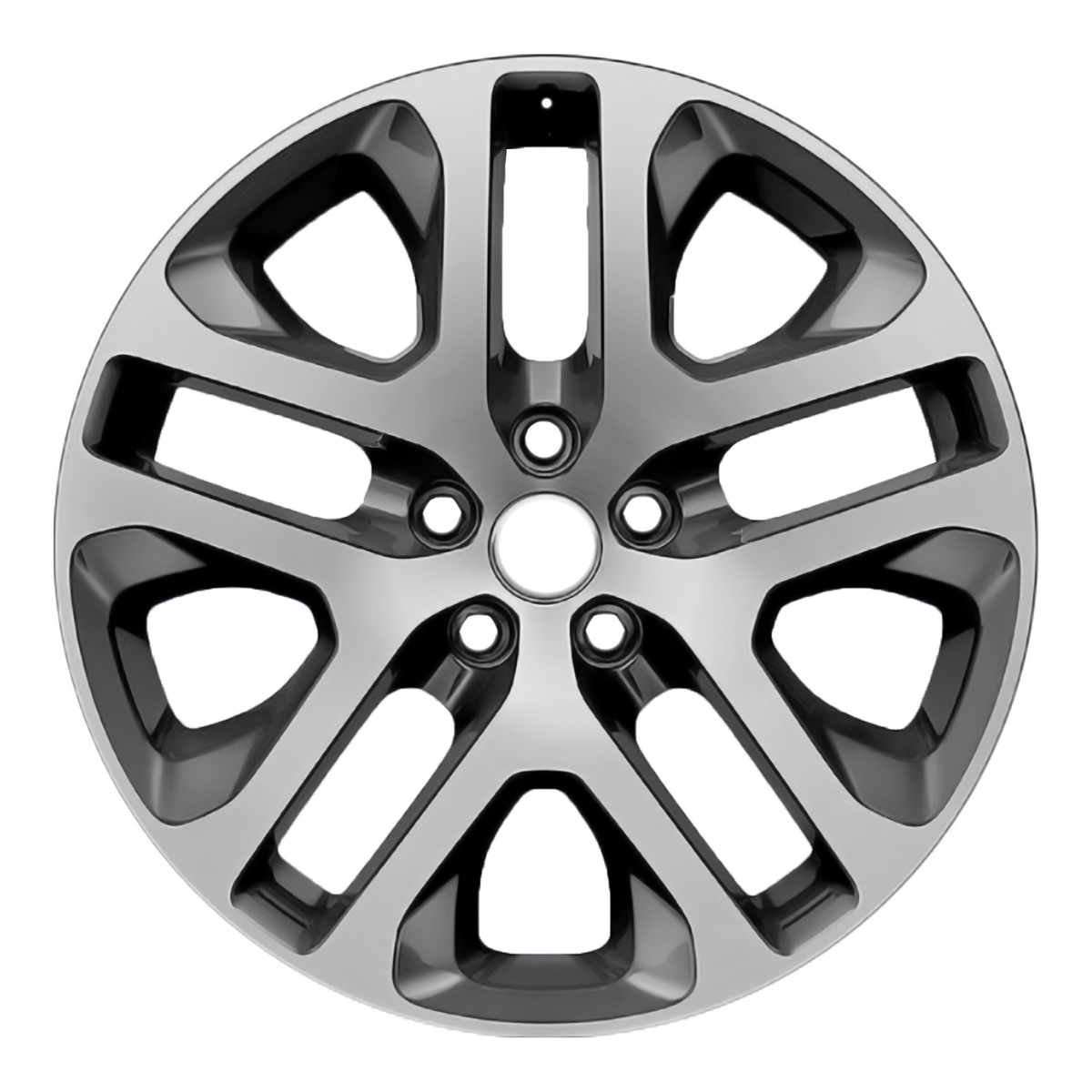 OW-UUNK78 OEM Factory Wheel 20" Machined Dark Bluish Charcoal