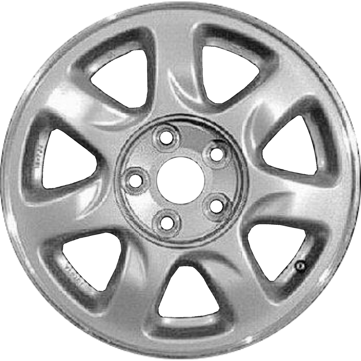 OW-E25CCE OEM & Replacement Wheel 16" Machined Lip Silver Face