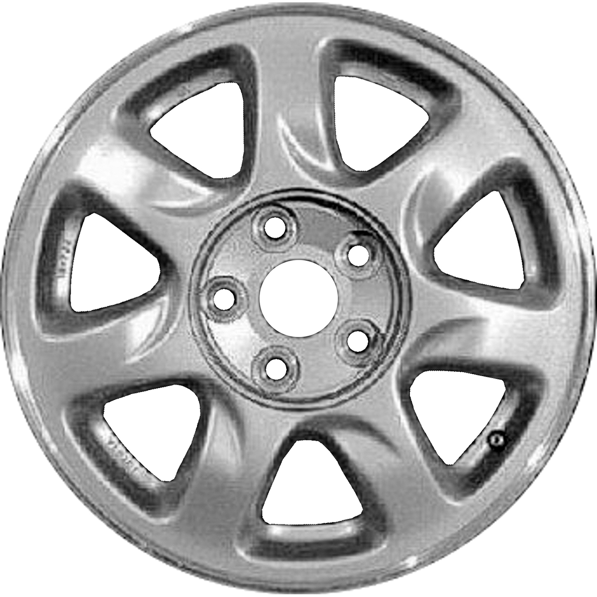OW-7VDJ6X OEM & Replacement Wheel 16" Silver Full Face