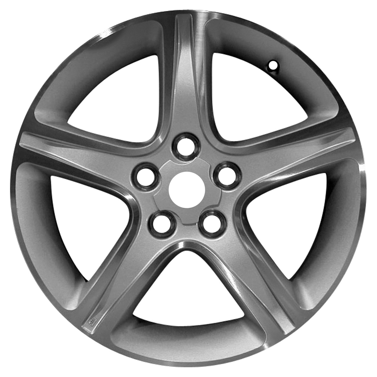OW-BA57W5 OEM & Replacement Wheel 17" 5x4.5 Flat Light Silver Full Face