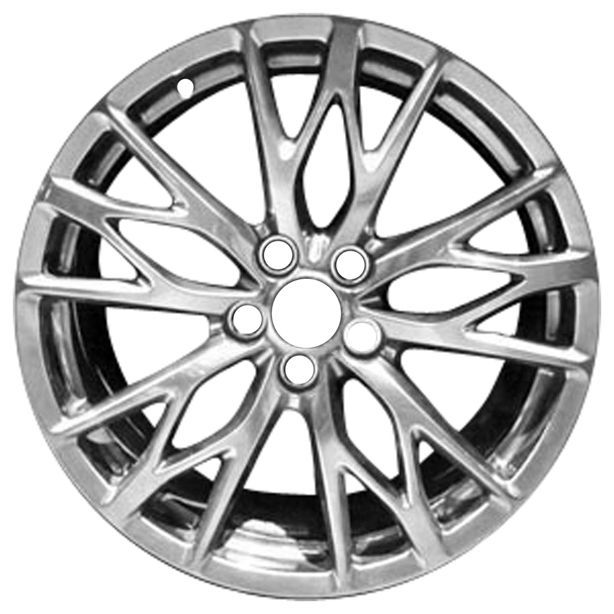 OW-MEM83Z OEM Replacement Wheel 19" Medium Hypersilver
