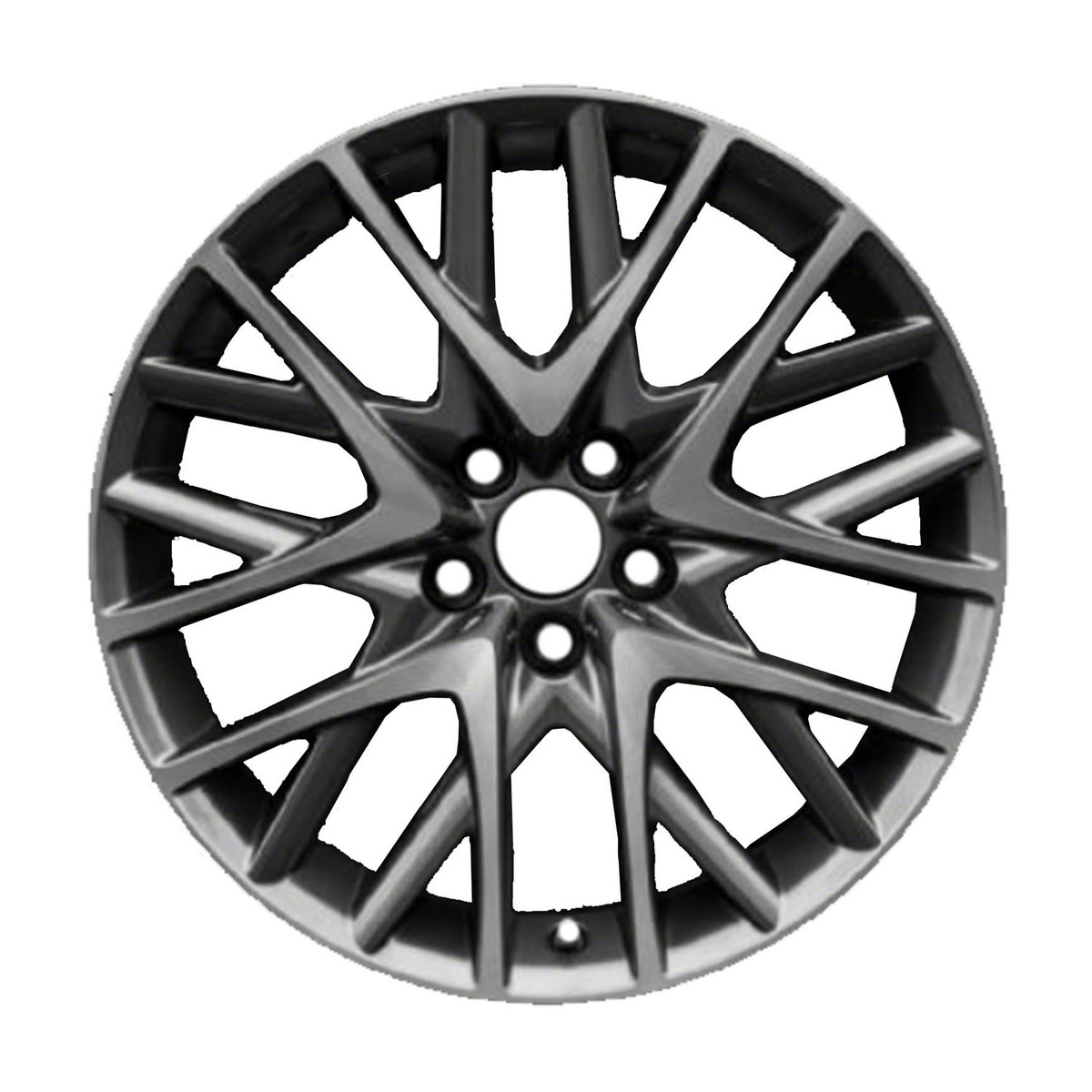OW-6VQERC OEM & Replacement Wheel 19" 5x4.5 Machined And Charcoal